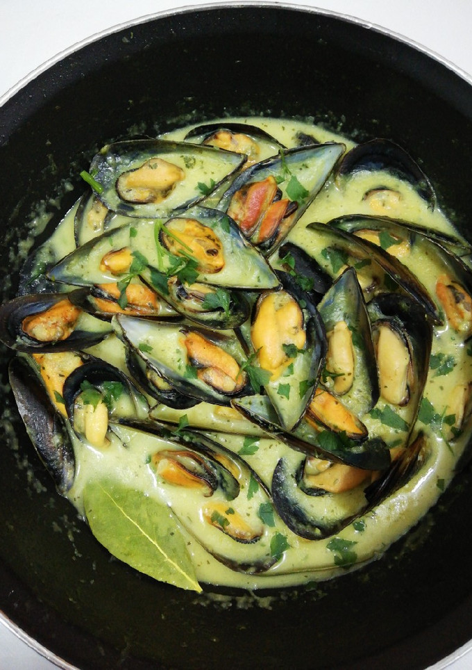 Una foto de Mejillones al curry