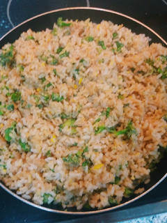 Una foto de Arroz con brócoli 🍽