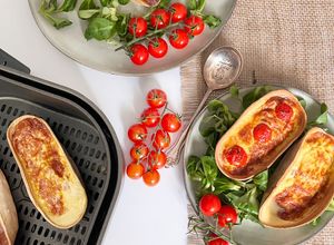 Une photo de Barquiche : quiche barquitas à l’air fryer