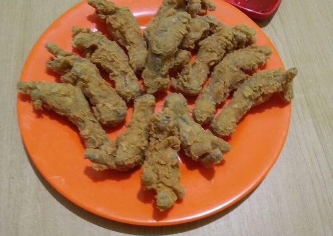 Cara Gampang Membuat Ceker crispy kipas tulang empuk, Enak Banget