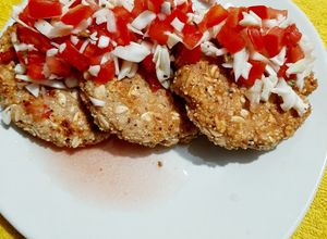 Una foto de Tortitas de atún, avena y amaranto
