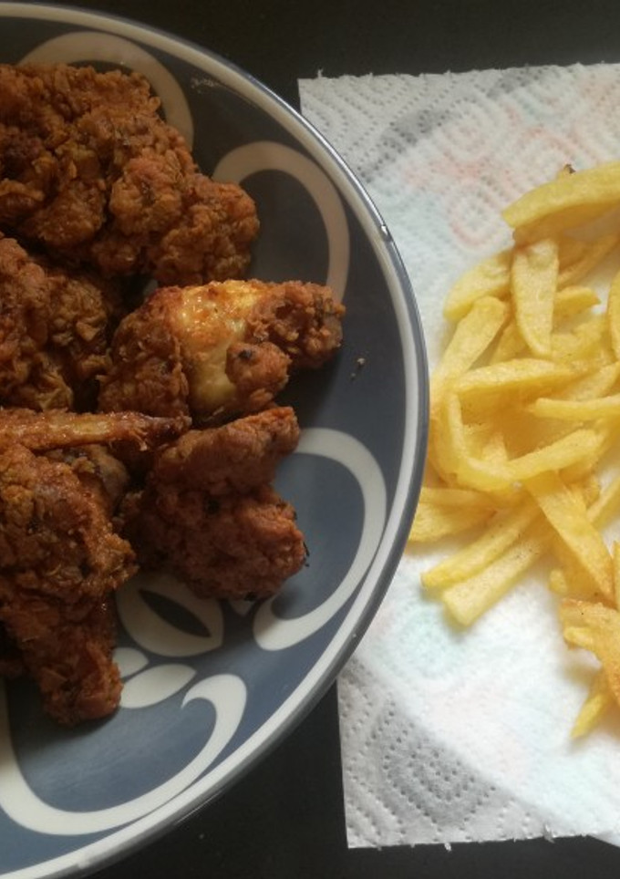 Una foto de Pollo estilo kfc