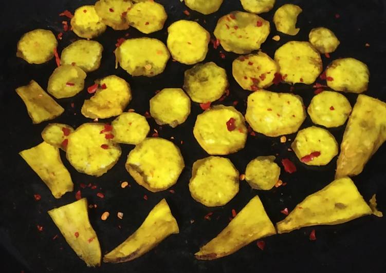 Simple Way to Make Sweet Potato Chips in 30 Minutes for Young Wife