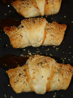 Una foto de Mini croissant rellenos