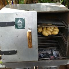 A picture of Baked potatoes in garlic butter!.
