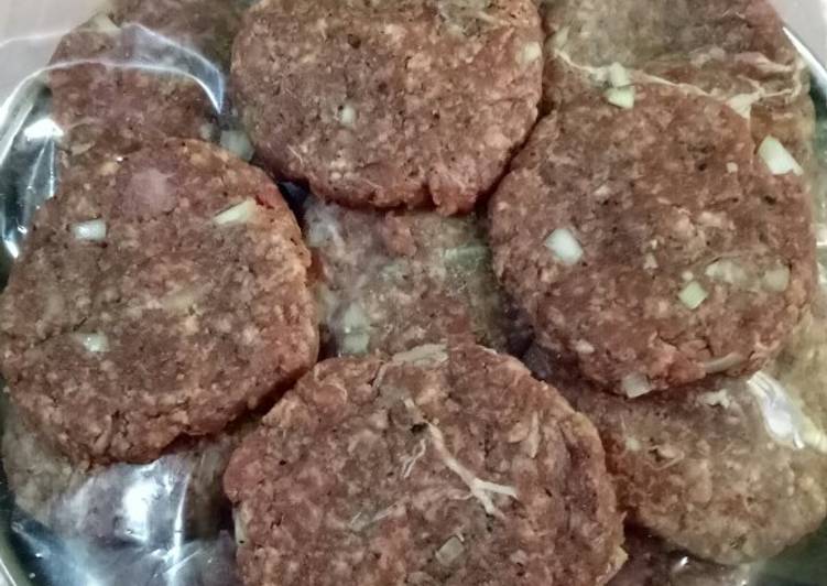 Resep Patty beef (isian burger), Bisa Manjain Lidah