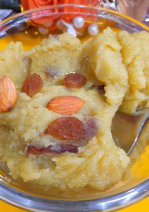 A picture of Moongi ka Halwa 👌.