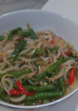 Foto resep Tumis toge kacang panjang