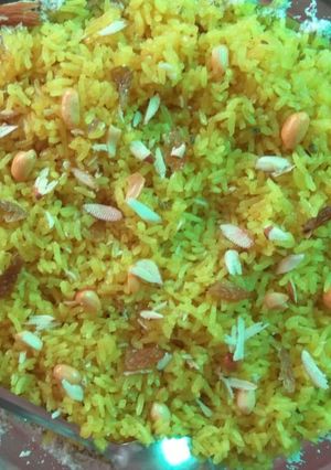 A picture of Meethe Chawal.