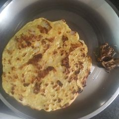 A picture of Besan ka chilla.
