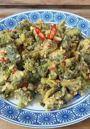 Foto resep Brokoli saus telur asin