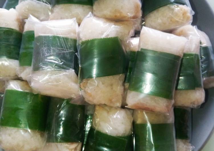 Cara Mudah Membuat Lemper ayam, Lezat