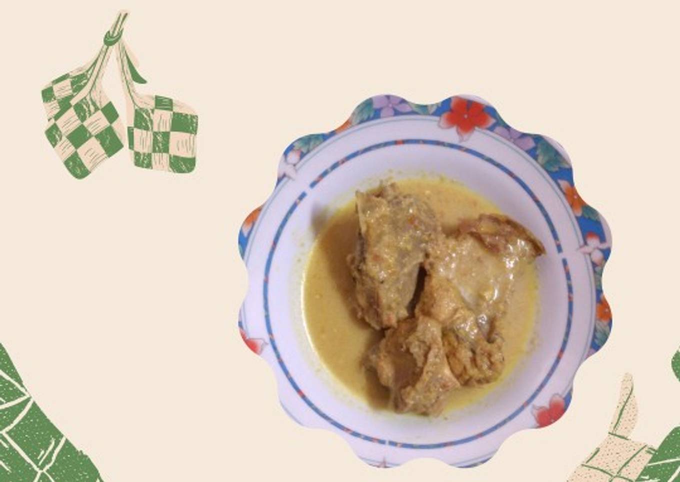 Opor ayam tanpa santan