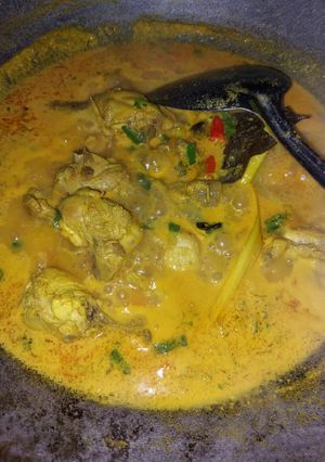 Foto resep Ayam santen bumbu kuning