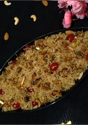 A picture of Mitha Pulao.