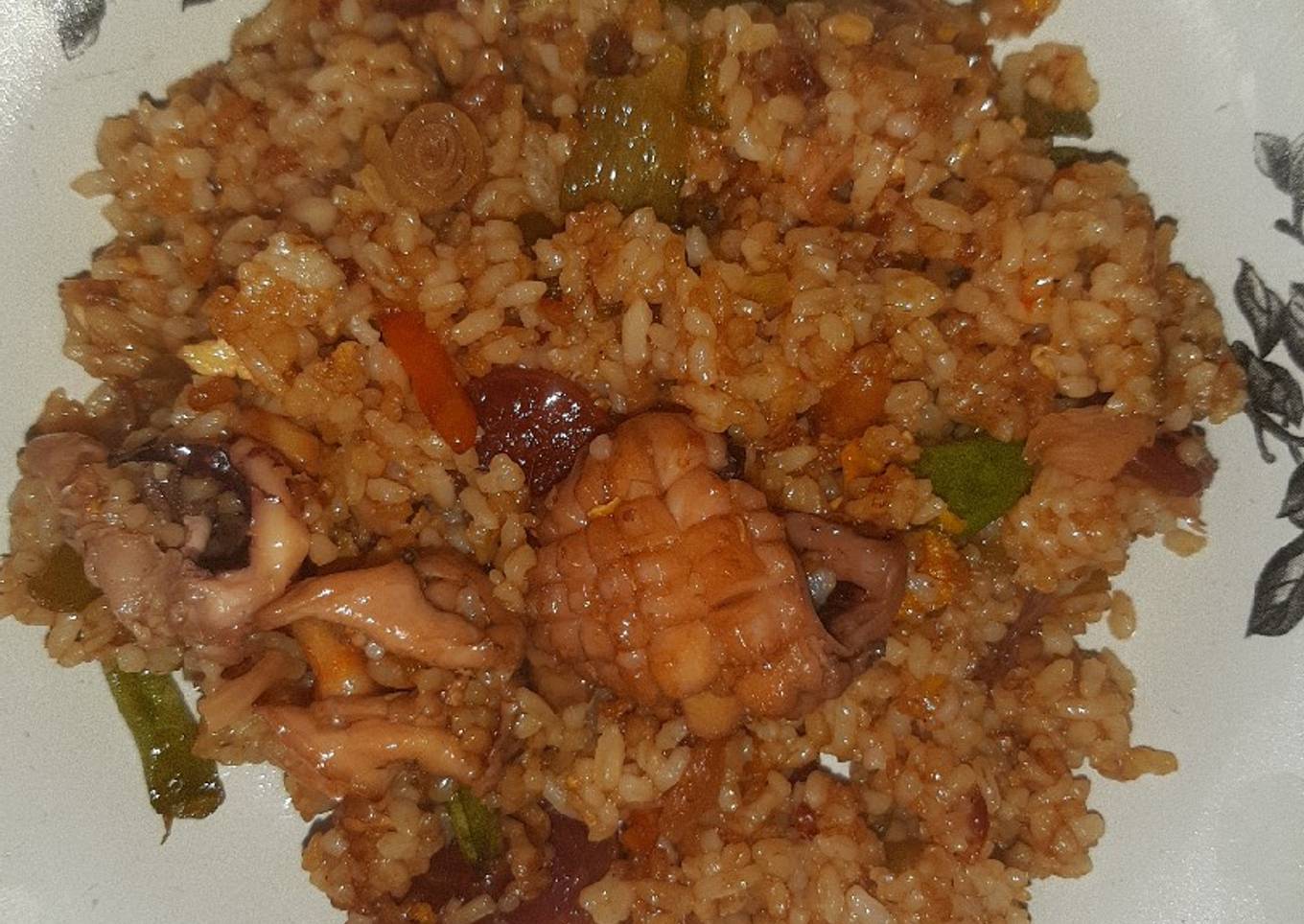 Nasi goreng balakutak teriyaki #dibuangsayang