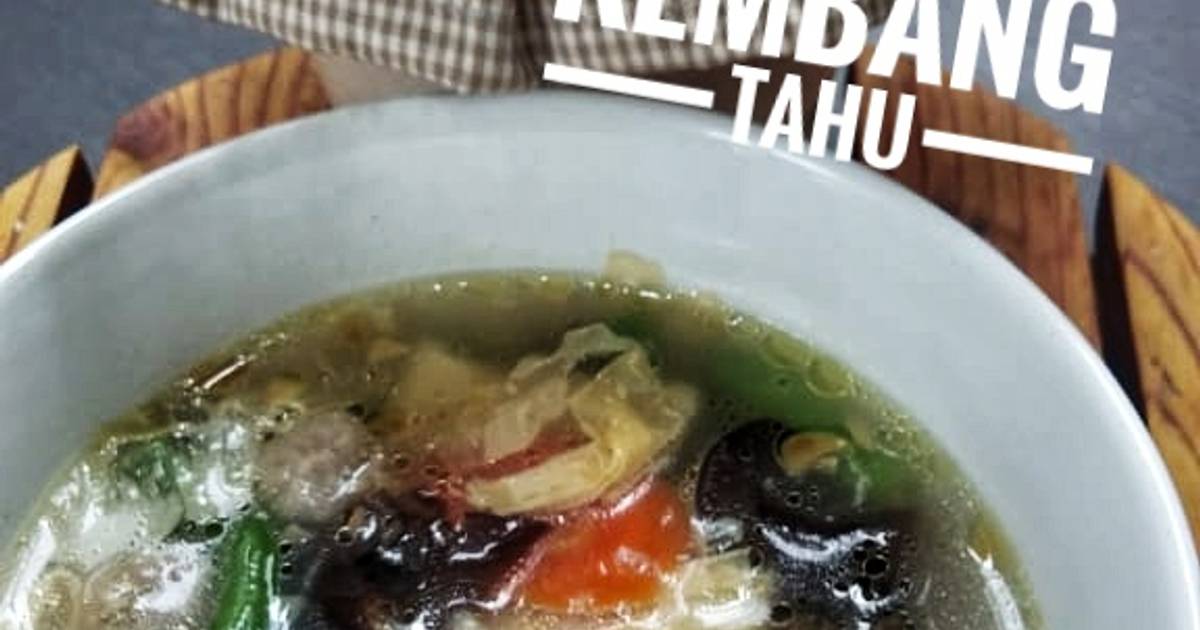 Resep Sop Baso Kembang Tahu Oleh Clarissas Kitchen Cookpad