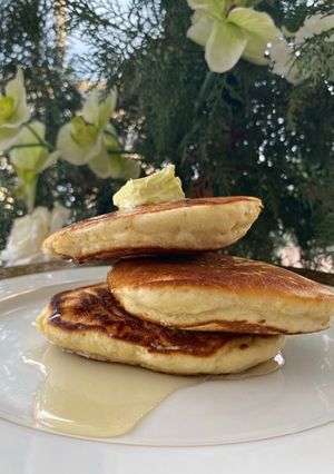 Una foto de Tortitas escocesas (pancakes inflados)