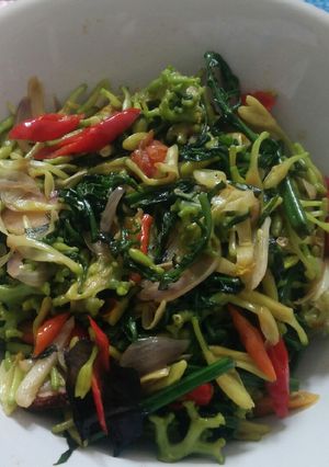 Foto resep Tumis Pakis Bunga Pepaya
