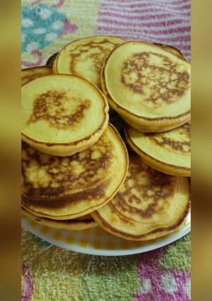 Una foto de Pancakes de mandarina