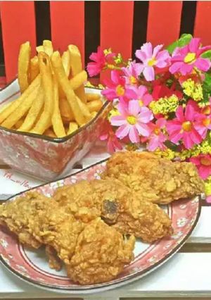 Foto resep AYAM GORENG KRISPI ala Mamah