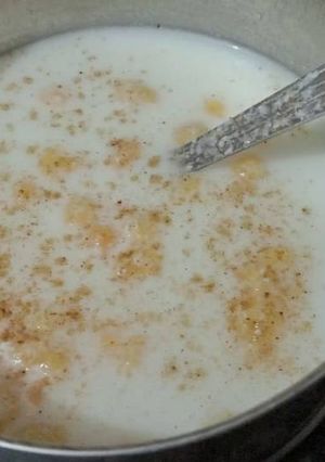 A picture of Onion Boondi Raita.
