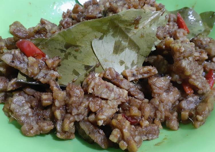 Oreg tempe kering (no kecap)