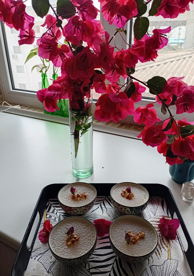 عکسی از دستور حلوای ساگو (بی دنگ و فنگ)
