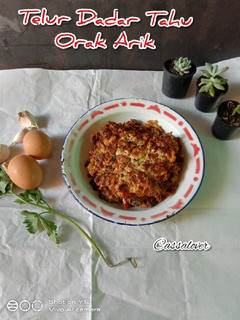 Foto resep Telur Dadar Tahu Orak Arik