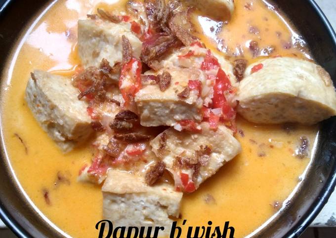 Resep Sayur Tahu Santan Oleh Dapur B Wish Cookpad