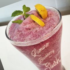 A picture of Lemino Blackberry Slush.