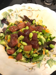 Una foto de Ensalada japonesa