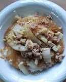 ผัดวุ้นเส้นผักกาดขาวหมูสับ