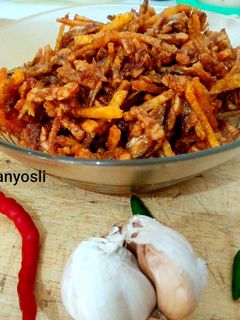 Foto resep 17. Kering Tempe, Kentang, Teri bumbu sederhana