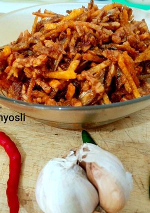 Foto resep 17. Kering Tempe, Kentang, Teri bumbu sederhana