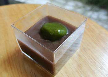Fresh, Make Recipe Matcha shiratama Mizu Ykan  Wagashi Delicious
