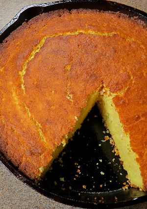 A picture of Grandma's Cornbread.