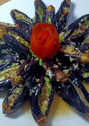صورة لوصفة باذنجان مخلل⁦🌶️⁩⁦🌶️⁩