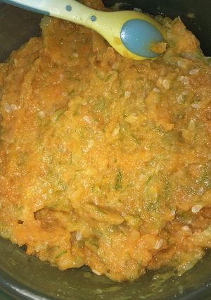 Édesburgonya-cukkinipüré babáknak 👶🏻🥒🍠 recept fotója