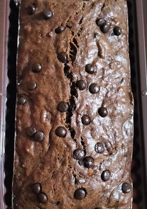 Foto resep Banana choco bread, kue pisang coklat