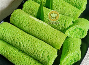 Gambar Kuih Ketayap Inti Pandan