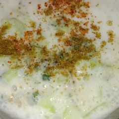 A picture of Cucumber Raita.