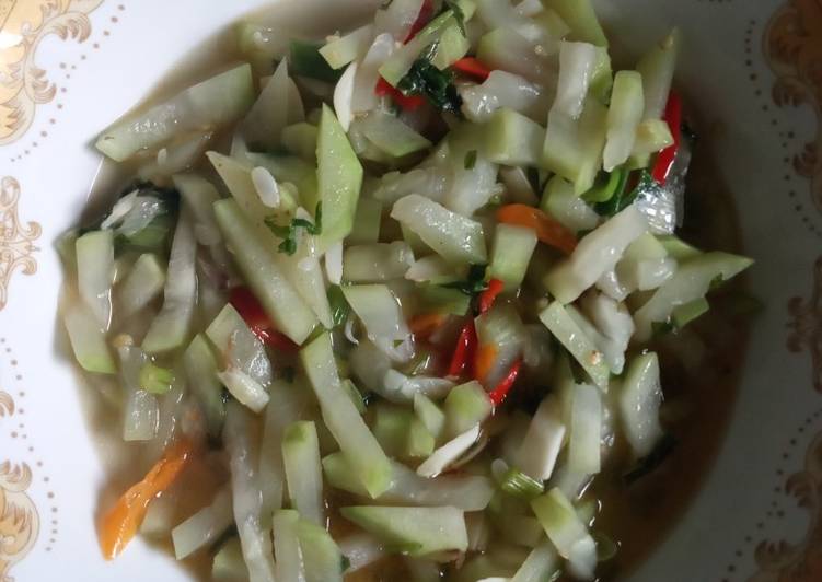 Resep Tumis labu air (labu parang) yang Bikin Ngiler