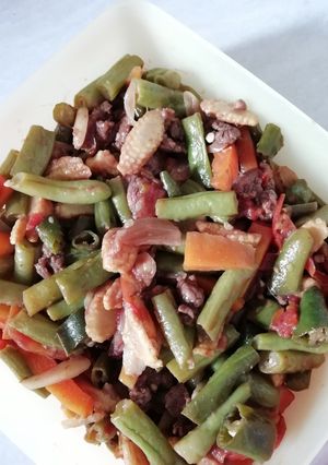 Foto resep Asem asem buncis daging #5resepterbaruku