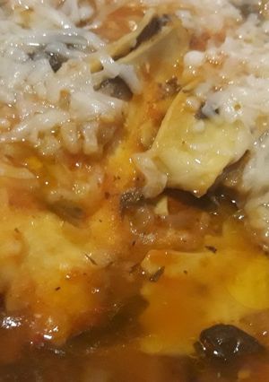 Una foto de Lasaña vegetariana al sartén