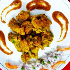 A picture of Palak ke Pakode.