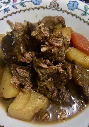 Foto resep Semur Daging + Kentang