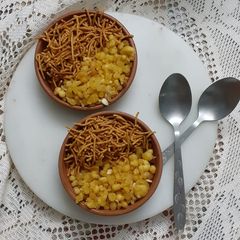 A picture of Meetha Boondi Sev.
