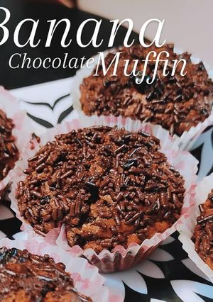 Foto resep Banana chocolate muffin airfryer