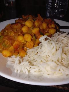 Una foto de Garbanzos al curry